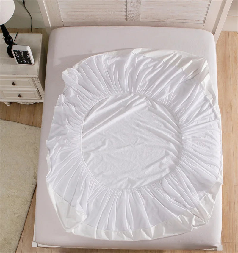 Waterproof Terry Cloth Mattress Protector - Queen/King