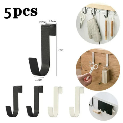 Multi-Purpose Hooks: Kitchen & Door Hanging Rack