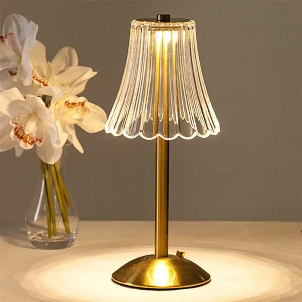 LED Table Lamp USB Touch Dimming Night Light