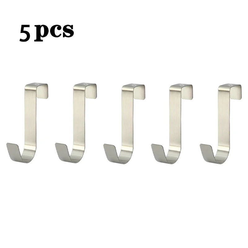 Multi-Purpose Hooks: Kitchen & Door Hanging Rack