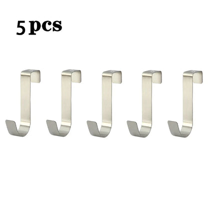Multi-Purpose Hooks: Kitchen & Door Hanging Rack