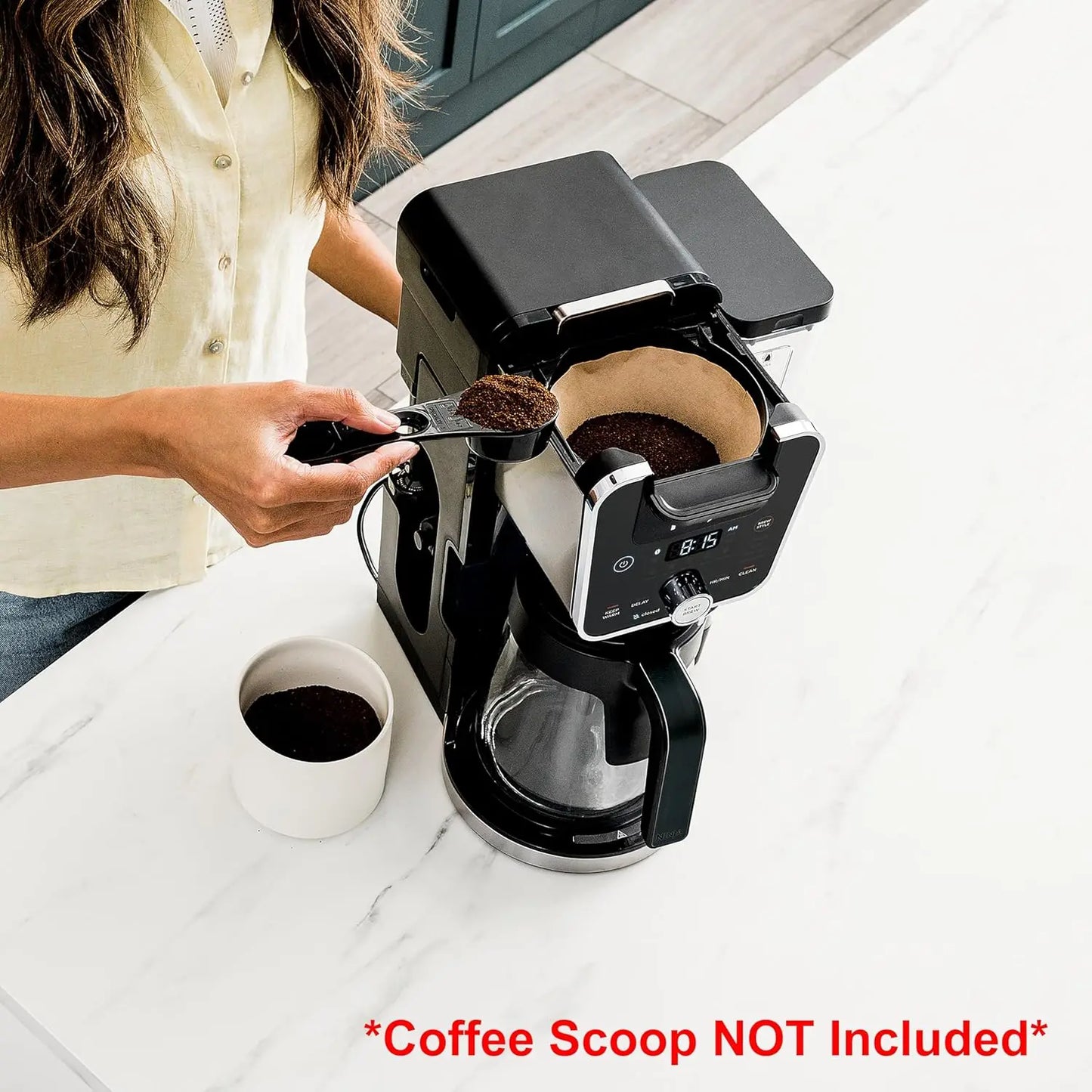 14-Cup Dual Brew Coffee Maker: Pods & Grounds, Built-In Frother